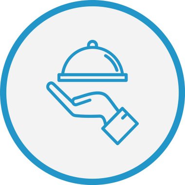 Restoran Yemek Hattı Mavi Daire