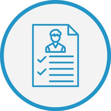 Yetenek Çizgisi Mavi Çember