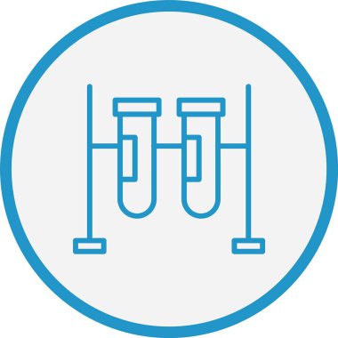 Test Tüpleri Hat Mavi Çember