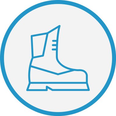 Çizme Çizgisi Mavi Çember