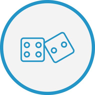 Zar Çizgisi Mavi Çember