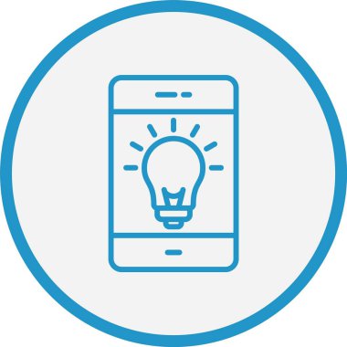 Fikir Çizgisi Mavi Çember