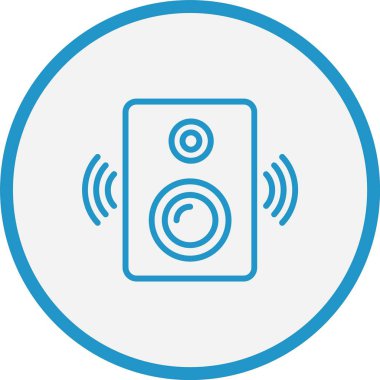 Hoparlörler Mavi Çember