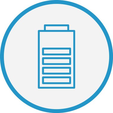 Pil Hattı Mavi Çember