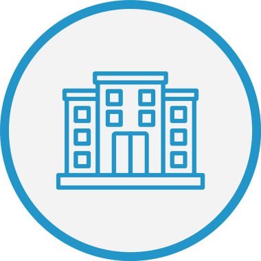 Bioilding Çizgisi Mavi Çember