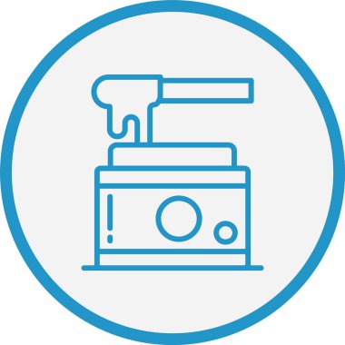 Balmumu Çizgisi Mavi Çember