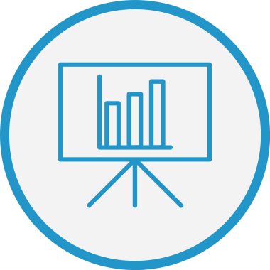 Sunum Satırı Mavi Çember