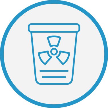 Zehirli Atık Hattı Mavi Çember