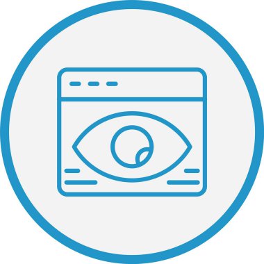 Çizgi Mavi Çemberi Göster