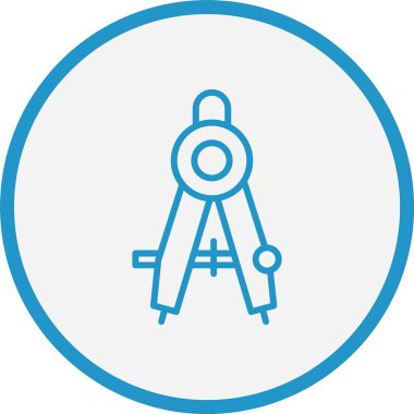 Çıkartma Çizgisi Mavi Çember