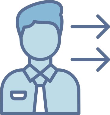 İşten Çıkarma Satırı Mavi Doldur