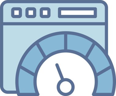 Sayfa Hızı Satırı Mavi Doldur