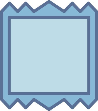 Çerçeve Satırı Mavi Doldur