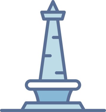 Monas Satırı Mavi Doldur