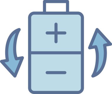 Şarj edilebilir Batarya Hattı Mavi Doldur