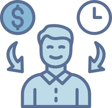 Denge Çizgisi Mavi Doldur