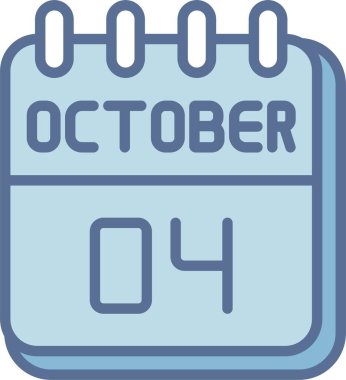 4 Ekim Satırı Mavi Doldur