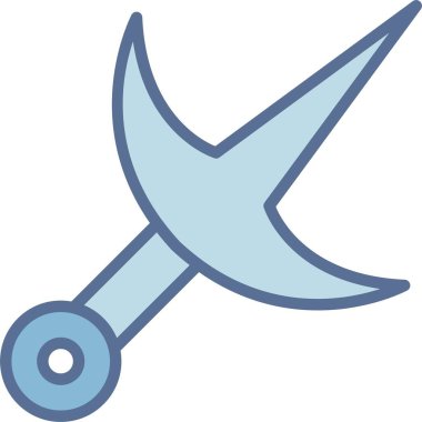 Kunai Hat Mavi Doldur