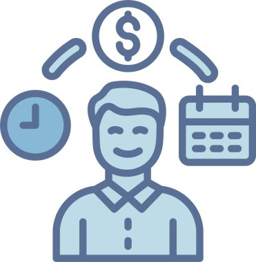 İşgücü Satırı Mavi Doldur