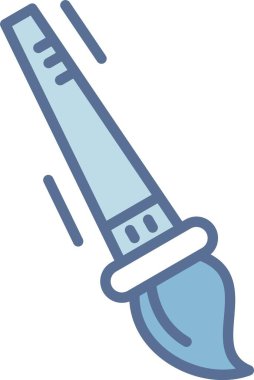 Fırça Satırı Mavi Doldur