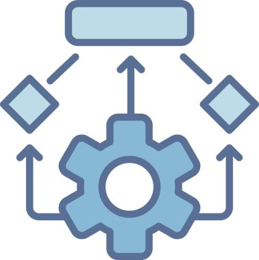 Çarklı Satır Mavi Doldur
