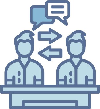 Konuşma Satırı Mavi Doldur