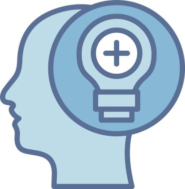 Pozitif Düşünce Satırı Mavi Doldur