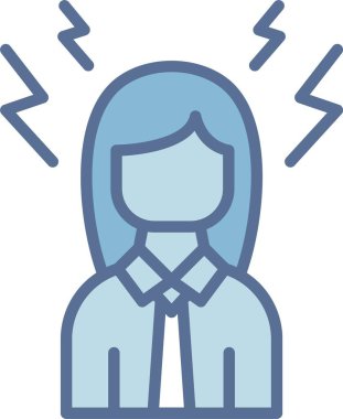 Stres Çizgisi Mavi Doldur