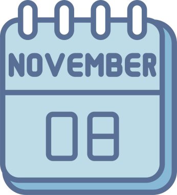 8 Kasım Satırı Mavi Doldur