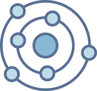 Yörünge Çizgisi Mavi Doldur