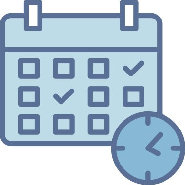 Olay Zaman Çizelgesi Mavi Doldur