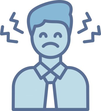 Üzüntü Satırı Mavi Doldur