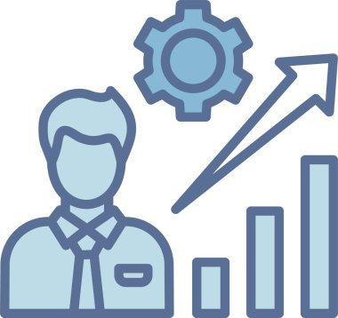 Kariyer Çizgisi Mavi Doldur