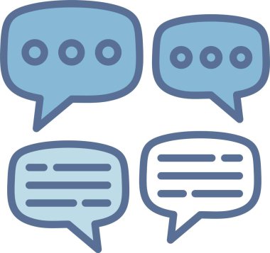 Sohbet kutusu Satırı Mavi Doldur