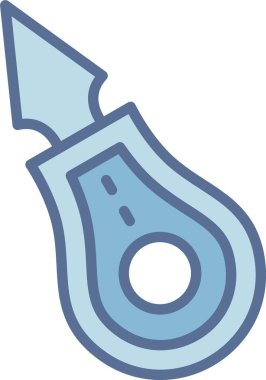 İplik Satırı Mavi Doldur