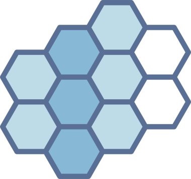 Bal Tarağı Satırı Mavi Doldur