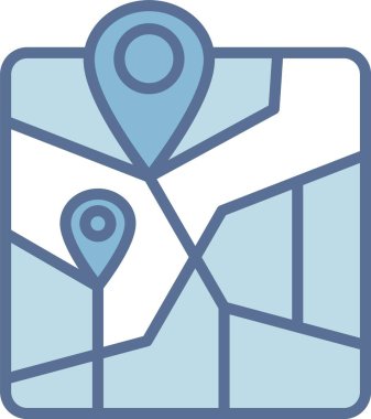 Harita Konum Satırı Mavi Doldur