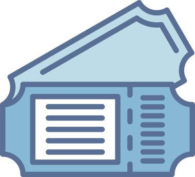 Bilet Satırı Mavi Doldur