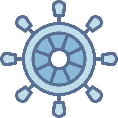 Dümen Çizgisi Mavi Doldur