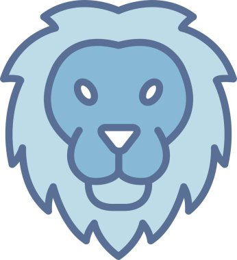 Aslan Çizgisi Mavi Doldur