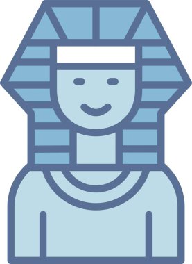 Firavun Satırı Mavi Doldur