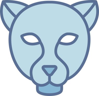 Panter Hattı Mavi Doldur