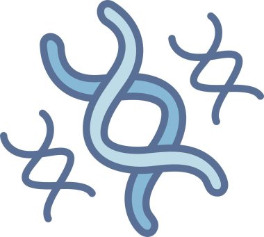 DNA ipliği Mavi Doldur