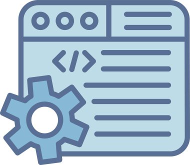 Web Programlama Satırı Mavi Doldur