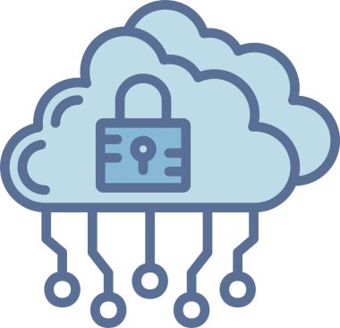 Bulut Hesaplama Satırı Mavi Doldur