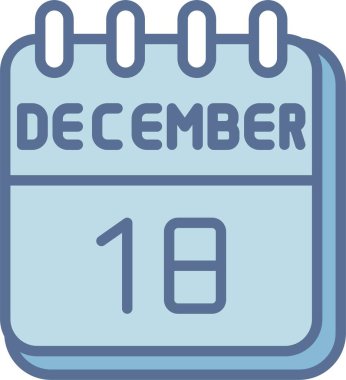 18 Aralık Mavi Doldur