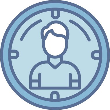 Kelle Avlama Hattı Mavi Doldur