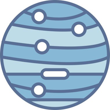 Jüpiter Çizgisi Mavi Doldur