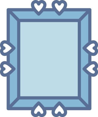 Çerçeve Satırı Mavi Doldur