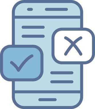 Evet ya da Hayır Mavi Doldur